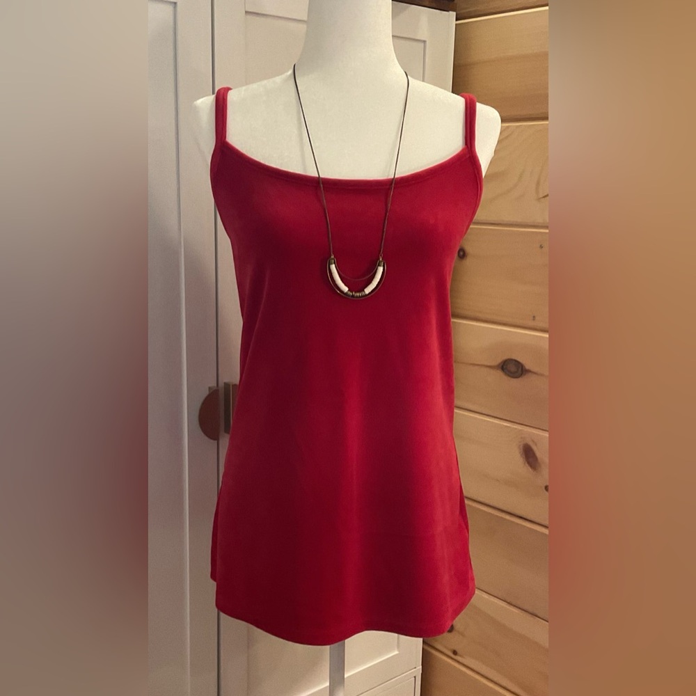 Torrid Velour “Sleep” Cami - Red